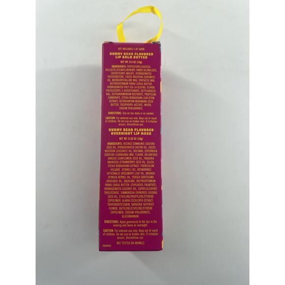 Trader Joe’s Gummy Bear Flavored Lip Balm And Lip Mask Duo Set Gift New - Picture 2 of 3